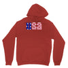 american freedom flag Hoodie