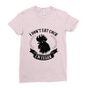 I Don't Eat Cock I'm Vegan Ladies Fitted T-Shirt