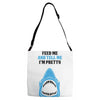 Feed Me and Tell Me I'm Pretty Baby Boy Adjustable Strap Totes