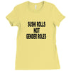cute gender roles Ladies Fitted T-Shirt