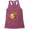 save water drink beer Racerback Tank