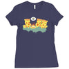 pizza campfire story Ladies Fitted T-Shirt