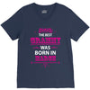 The Best Grammy Was Born In March V-Neck Tee