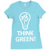think green Ladies Fitted T-Shirt