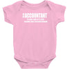 i am an accountant t shirt funny profession shirt tee gift for account Baby Onesie