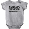 Animals Are Not Ingredients Baby Onesie