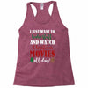 i just want to bake stuff and watch christmas movies all day Racerback Tank