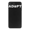 adopt paw sticker vinyl decal dog cat pet puppy iPhone 7 Plus Case