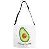 avocado fan club Adjustable Strap Totes