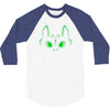 neon toothless 3/4 Sleeve Shirt