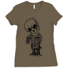 scary boy Ladies Fitted T-Shirt