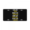 be golden License Plate