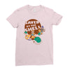 saved by the shell Ladies Fitted T-Shirt