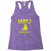 gump's lawn mowing service t shirt Racerback Tank