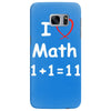 kids boys childrens i love math 1+1=11 funny Samsung Galaxy S7 Edge