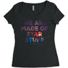 We Are Made Of Star Stuff Women's Triblend Scoop T-shirt