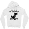 mom says Zipper Hoodie
