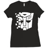 transformers mosaic Ladies Fitted T-Shirt