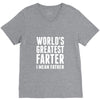 World's Greatest Farter I Mean Father V-Neck Tee