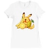 pikachu and fruits Ladies Fitted T-Shirt