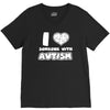 i love someone with autism V-Neck Tee