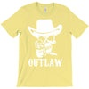 outlaw cow boy motor bike T-Shirt