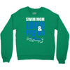 swim mom loud and proud sports athlete athletic Crewneck Sweatshirt