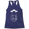 ufo zone 2 Racerback Tank