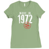 Made In 1972 All Original Parts Ladies Fitted T-Shirt