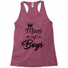 mom of boys Racerback Tank