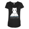 learning how to adul Maternity Scoop Neck T-shirt