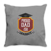 proud dad of a 2018 graduate Throw Pillow