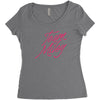team miley Women's Triblend Scoop T-shirt