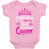 Celebrating With the 3rd Birthday Queen Baby Onesie