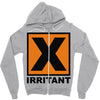 irritant symbol Zipper Hoodie