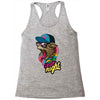 up all night cat Racerback Tank