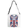 british biker Adjustable Strap Totes