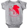 neon genesis evangelion anime nerv logo Baby Onesie