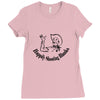 happily shooting blanks Ladies Fitted T-Shirt