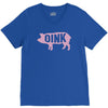 pig oink funny V-Neck Tee