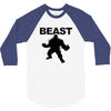 beast muscle guy workout 3/4 Sleeve Shirt