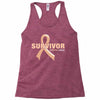 Survivor Of Uterine Cancer Racerback Tank