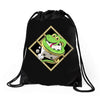 snake green Drawstring Bags