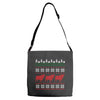cow christmas Adjustable Strap Totes