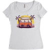 Sunset Van Women's Triblend Scoop T-shirt