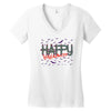 happy halloween3 Women's V-Neck T-Shirt