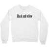 black and yellow Crewneck Sweatshirt