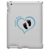 Baby Boy with Heart Any Name Customized iPad 3 and 4 Case