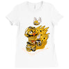 wario Ladies Fitted T-Shirt