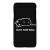 i can't adult today white logo iPhoneX